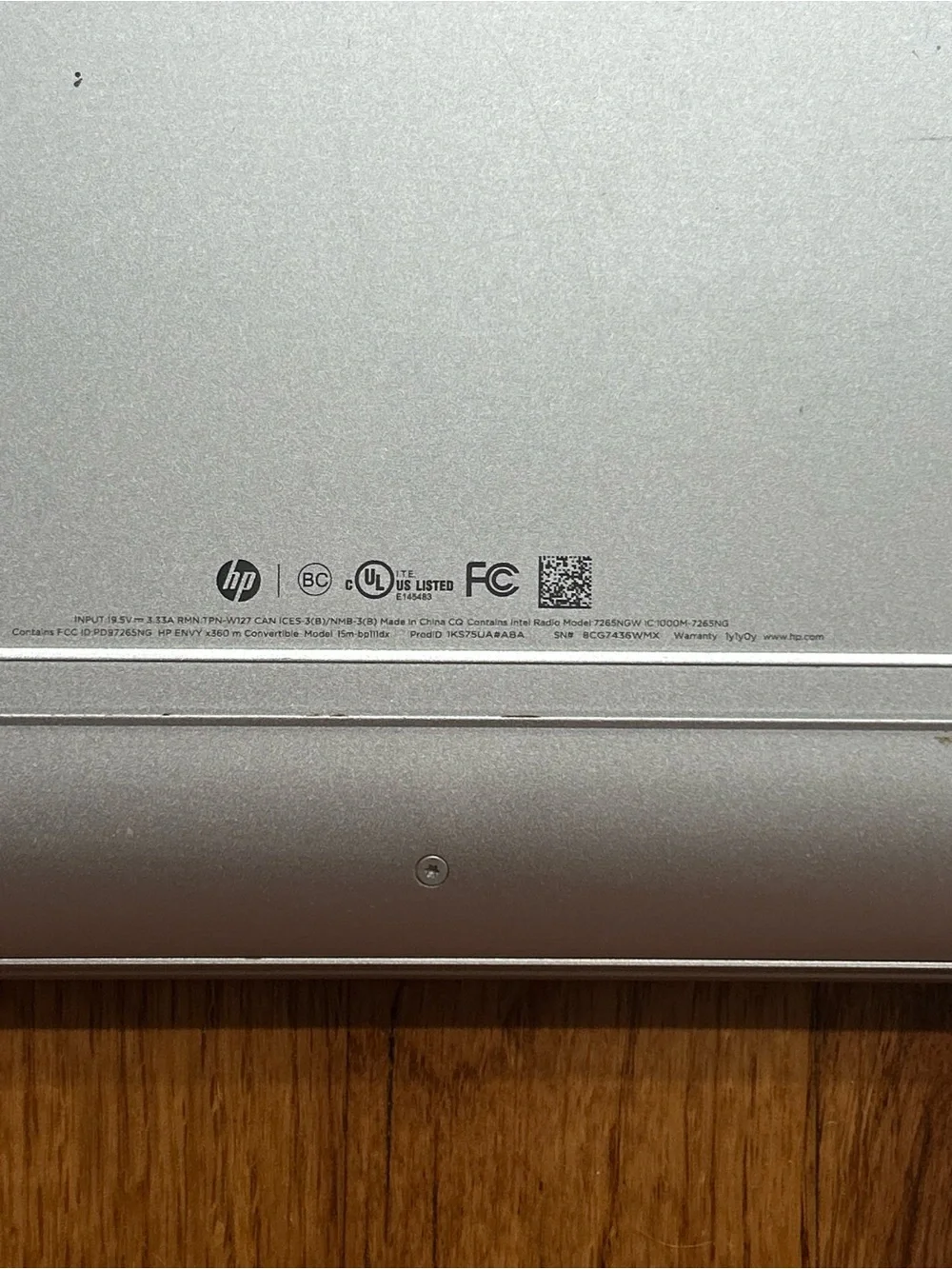 HP Envy x360 Convertie Silver and Black Laptop